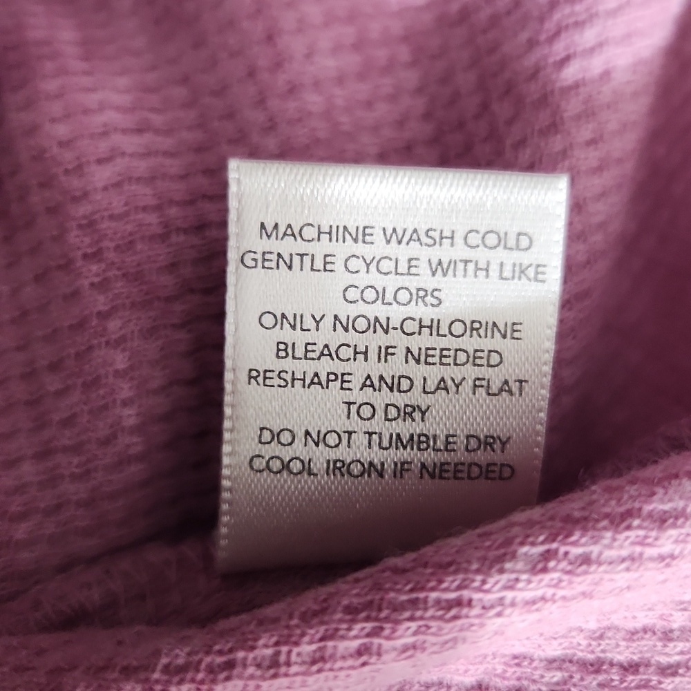 Christopher Banks Shirt Womens Size XL Long Sleeve Lavender Button Sleeve New - Picture 9 of 11
